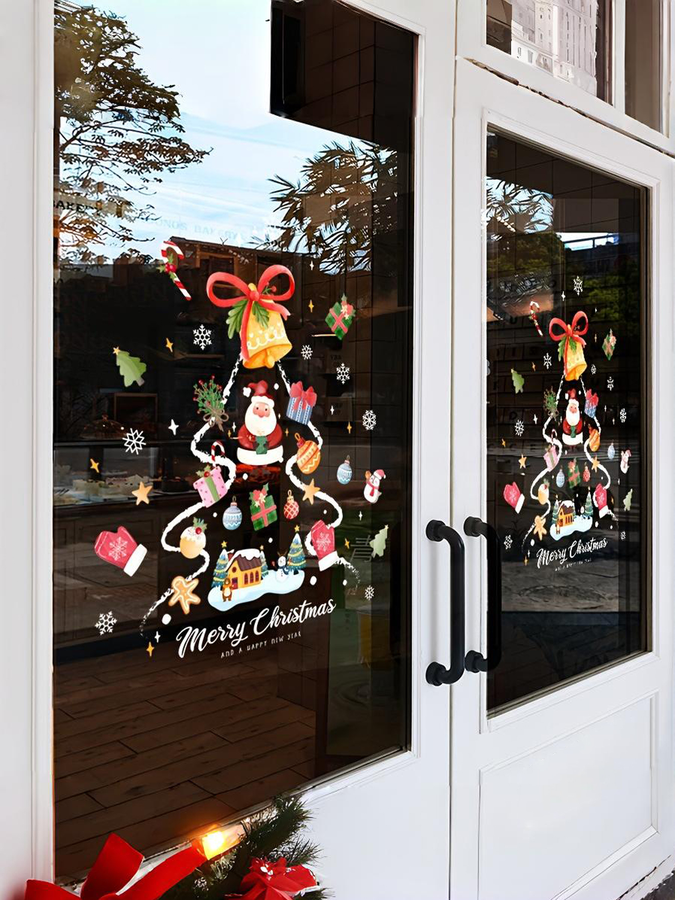 Customizable and Diverse Christmas Stickers
